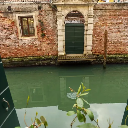 Rio Marin With Floating Gondolas View Venezia
